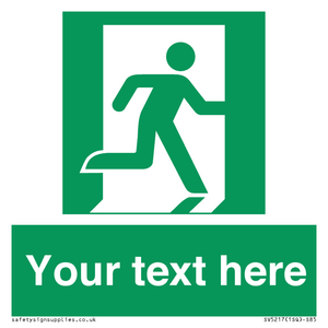 Custom Safe condition: Emergency exit (right hand)